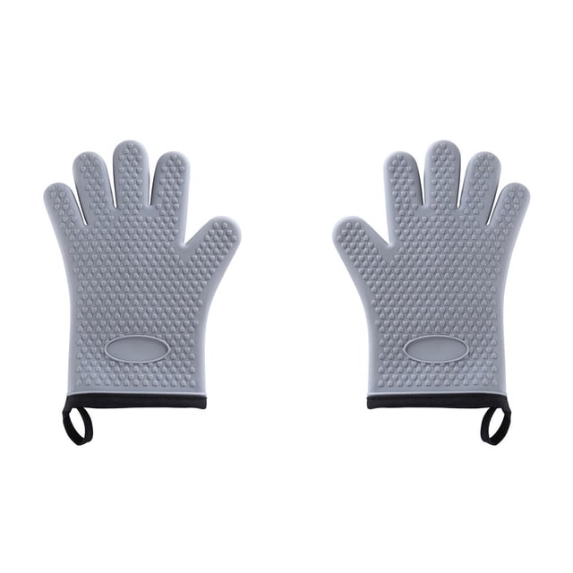 Advancent Guantes protectores de silicona para horno, manoplas resistentes al calor para cocina, barbacoa, hornear Cocina y Comedor Advancent HA017446-00