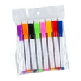 thumbnail image 4 of 8 Pieces Rewritable Erasable Markers ,Doodle Drawing Pen ,erase Water Painting Pen ,Dry Wipe Pens for board ,Home Boards Party Gift White brush, 4 of 8