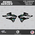 thumbnail image 3 of Kalair GFX Graphics Kit for Kawasaki KX85 (2022-2023) Rebel Series, 3 of 5