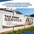 thumbnail image 4 of Tax Banner Large (6Feetx2Feet) By Dreamcontroller | Wall Outdoor Banner Signs With Pre-Punch Holes For Easy Rope Hanging For Business Office Events | Made In Usa | Fast Delivery | Hd Print, 4 of 5