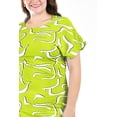 thumbnail image 4 of Vestido midi estampado Roman Fashion /Tallas Extras, 4343 (Lima) verde lima 38, 4 of 6
