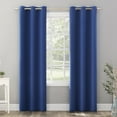 thumbnail image 7 of Sun Zero Riley Kids Bedroom Blackout Grommet Curtain Panel, 40" x 84" in Classic Blue, 7 of 7