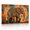 D, variant on XaaKee Art Prints Canvas Wall Art Tribal Elephant Rustic Copper Warmth Canvas Prints Wall Art Inner Framed 18*12Inch