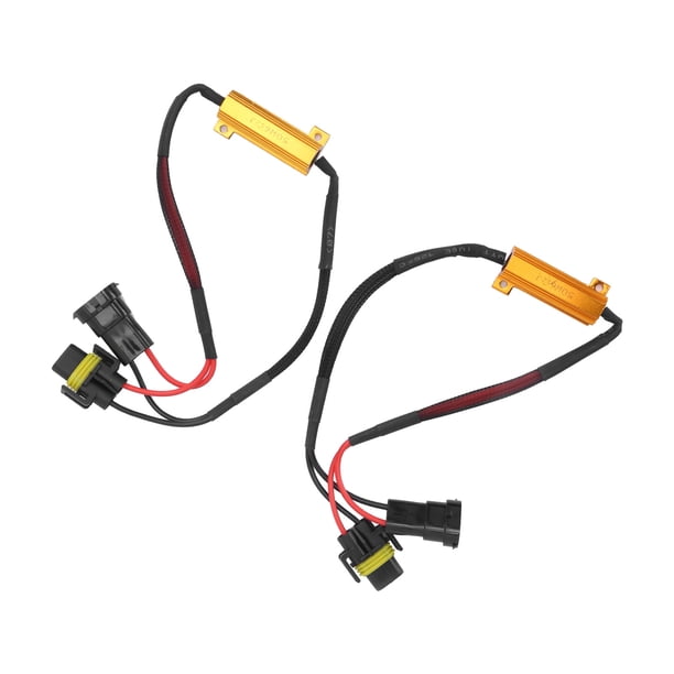 Decodificador sin errores, 2 piezas H11 LED antiniebla LED Resistencia de carga Decodificador LED Diseño de clase mundial