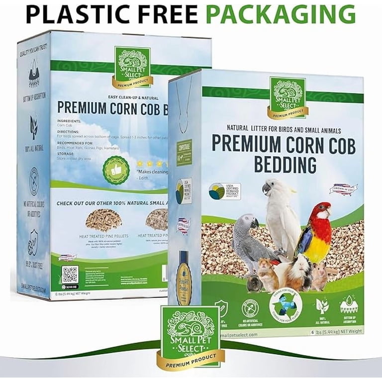 Small Pet Select Corn Cob Bedding for Small Animals, 6lb photo 5