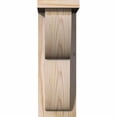 thumbnail image 2 of 5 1/2"W x 8"D x 16"H Crestline Smooth Corbel w/Backplate, Douglas Fir, 2 of 9