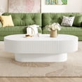 thumbnail image 2 of Euroco Modern coffee Table with Cylindrical Legs, Painted Finish, Easy Assembly，Modern Drum End Table, Minimalist Center Table with Sturdy Base for Living Room, 2 of 9
