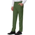 thumbnail image 4 of INSPIRE CHIC Men's Dress Business Pants Classic Fit Flat Front Suit Trousers, 4 of 6