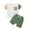 White, variant on EnJoCho Toddler Boys Suspenders and Bow Tie Set Toddler Boys Short Sleeve Patchwork T Shirt Pullover Tops Shorts Kids Outfits Little Boy School Casual Set 3-6 Months