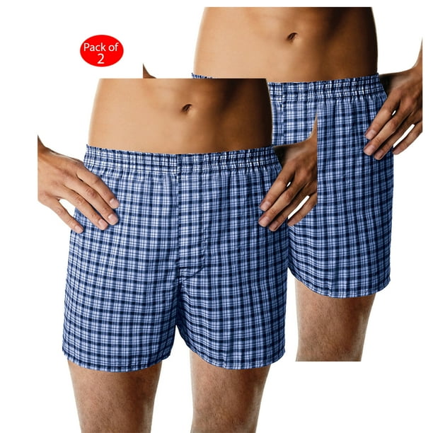 Hanes Hanes Men's ComfortBlend; Woven Boxers with Comfort Flex