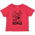thumbnail image 3 of Inktastic Girls Gotta Have Goals Hockey Player Girls Toddler T-Shirt, 3 of 5