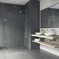thumbnail image 6 of VIGO Pacifica 46 in. L x 34 in. W x 73 in. H Frameless Hinged Rectangle Shower Enclosure in Chrome with 3/8 in. Clear Glass, 6 of 12