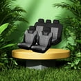thumbnail image 5 of 4-Piece Universal Car Seat Covers - Embroidered, Waterproof, Stylish Seat Protectors, 5 of 6