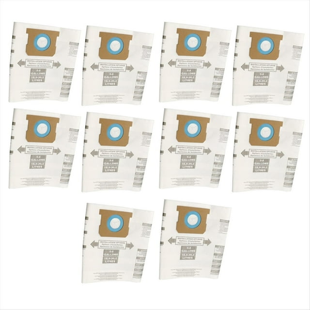 Adecuado para Bolsas de Polvo para Aspiradoras de la Serie de 5 A 8 Galones, Bolsas de Polvo, Accesorios para Aspiradoras