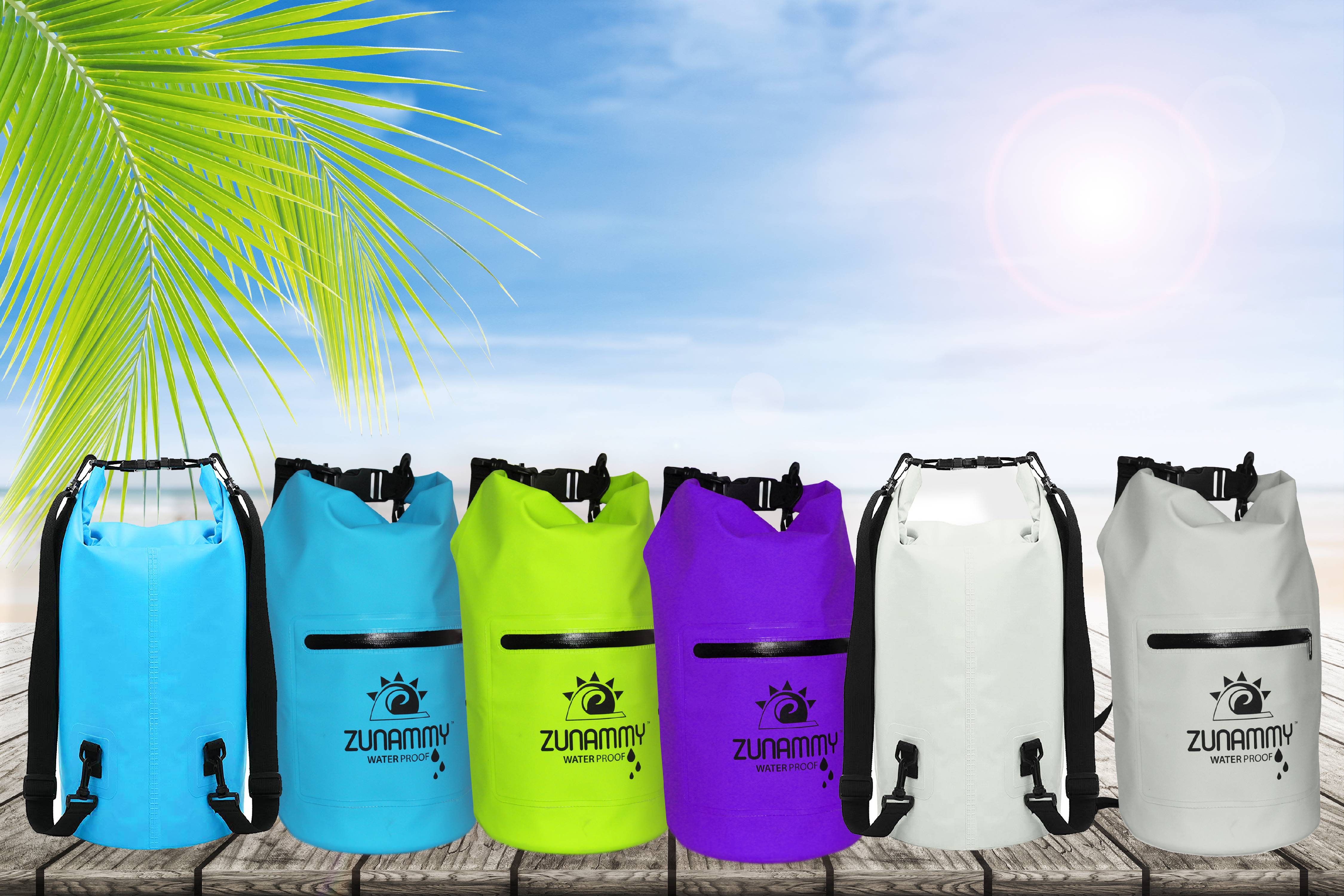 Zunammy 10 LT Waterproof Dry Bag with Outer Pocket