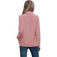 thumbnail image 2 of Blusa de gasa de manga larga con botones y volantes de loto para mujer Rosa bebé CH Rosa bebé CH Xishao ropa, 2 of 2