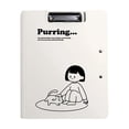 thumbnail image 2 of EGNMCR Storage Bins, Storage Containers A4 Folder Secretary Clipboard Document Hold Student Writing Pad Office Clipboard Storage Multifunctional Organizer Plasti c File Folder Board Clip, 2 of 7