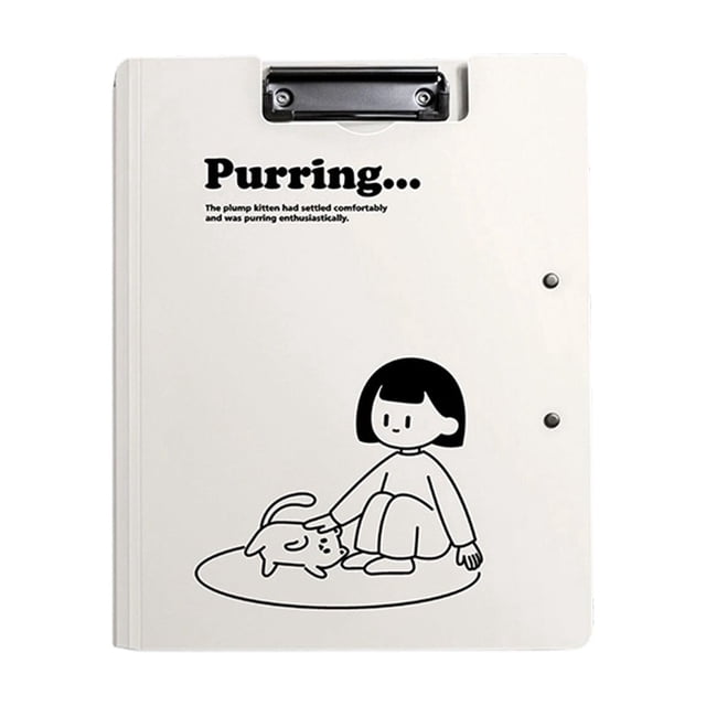 Fareti Simple A4 Bill Clipboard Memo Pad File Writing Pad Clamps Paper Holder Office Supplies