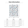thumbnail image 5 of Sikiie Undersea Animals Cozy Flannel Fleece Throw Blanket: Lightweight & Thick for All Seasons - Perfect for Women, Men, & Kids"50"x40", 5 of 6