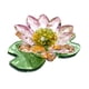 thumbnail image 5 of Figura de loto Con flores Soledad Adornos de mesa Material Vidrio 9,5 cm x 7,5 cm x 2,9 cm, 5 of 9