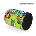 thumbnail image 4 of GoNoodle-theme Cylinder Pen Holder Pencil Organizer with Flannel Lining PVC Leather Material Cardboard Base for study work 10*8CM, 4 of 6