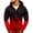 Red, variant on Fesfesfes Mens Fleece Jacket Fall Fashion Gradient Color Jacket Sweater Casual Jacket