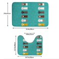 thumbnail image 3 of Yiaed Cute Cat Paw And Dog Print Bathroom Mat Set 2 Pieces Mat Anti-Skid Pad Ultra Soft and Absorbent Bathroom Bath Mat Contour Bath Rugs for Toilet Base, 3 of 6