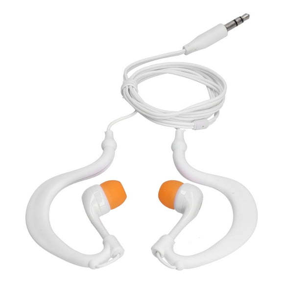 Écouteurs de Natation Étanches avec Bouchons d'Oreilles Remplaçables, Conduction Fiche 3,5 mm pour Natation, Course, Surf
