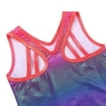 thumbnail image 3 of BAOHULU Sparkle Diamond Gymnastics Leotards for Girls Gradient Blue Clothes Dancewear, 3 of 6