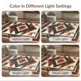 thumbnail image 7 of ODIKA 8'x10' Washable Area Rug Durable, Non-Slip Large Cabin Arrowhead Border Stepped Geometric Livingroom Neutral for Living Room, Under Sectional, Family, 7 of 7