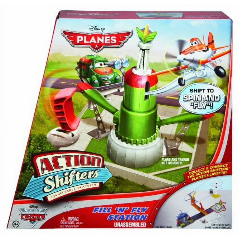 Disney Planes Action Shifters Chugs Fill N Fly Playset