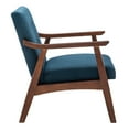 thumbnail image 6 of Convenience Concepts Take a Seat Natalie Accent Chair, Dark Blue Fabric/Espresso, 6 of 11