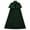 Green, variant on Hvyesh Victorian Gothic Cape Renaissance Cloak Medieval Stand Collar Capelet