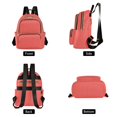 thumbnail image 2 of JIALIOU Mini Backpack Purse for Women Quilted Casual Daypack Small Travel Shoulder Bag, Plain Red, 2 of 7