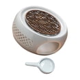 thumbnail image 1 of Round Ceramic Teapot Warmer Warming Holder for Heating Coffee Base Porcelain Heating Holder Milk or Tea, 1 of 9