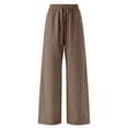 thumbnail image 6 of WRKEKC Joggers for Men Solid Drawstring Elastic Waist Curved Leg Pocket Trousers Loose Casual Sport Summer Breathable Lightweight, 6 of 6