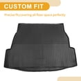 thumbnail image 3 of Alfombrilla de maletero trasero Unique Bargains para Toyota RAV4 5 Asientos 2019-2024 TPE Negra Patrón de rayas antideslizante, 3 of 7