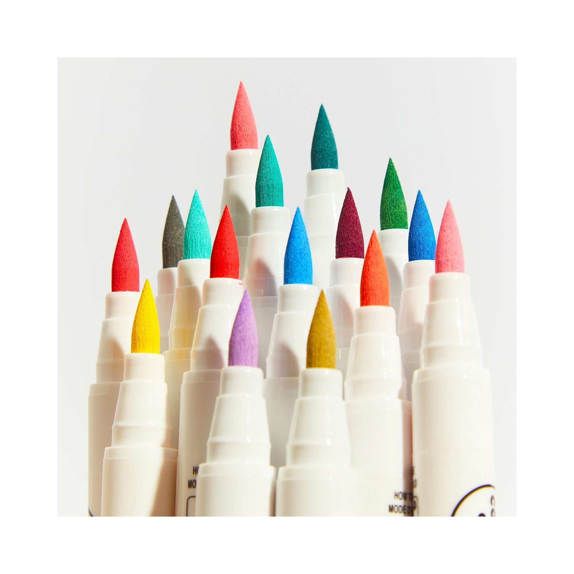 Cantoo City 36-Color Acrylic Paint Markers Set – Vibrant Multi Color Paint Pens For Precision Painting On Multiple Surfaces For Paper, Canvas, Rock, Glass, Wood