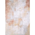 thumbnail image 2 of Bashian E110-IVRS-9X12-5570A 8 ft. 6 in. x 11 ft. 6 in. Everek Abstract Transitional Polypropylene Machine Made Rectangle Area Rug, Ivory & Rose, 2 of 4