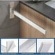 thumbnail image 4 of Toallero de pared de acero inoxidable autoadhesivo que ahorra espacio para baño y cocina, fácil instalación con acabado cepillado SUS 304 resistente al óxido 38 cm x 12 cm x 4 cm, 4 of 5
