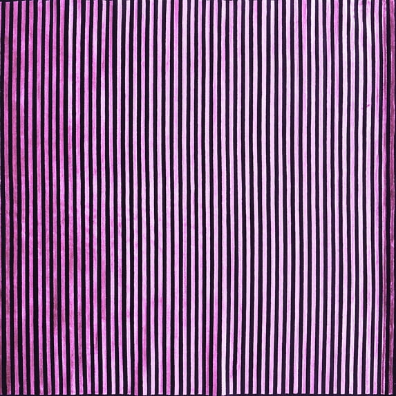 Ahgly Company Indoor Square Abstract Purple Contemporary Area Rugs, 4' Square