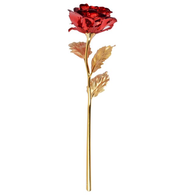 Cielo estrellado de rosa deslumbrante colorido Rosa dorada romántica Regalo de San Valentín para esposa novia Regalo de cumpleaños para novia