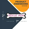 thumbnail image 4 of Magnet Me Up Rescue Mom Pink Dog Bone Magnet Decal, 2x7 In, Vinyl Automotive Magnet, 4 of 7