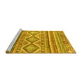 thumbnail image 2 of Ahgly Company Machine Washable Indoor Rectangle Southwestern Yellow Country Area Rugs, 4' x 6', 2 of 4