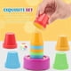 thumbnail image 4 of Tabletop Competitive Cup Stacking Game, Color Stacking Challenge Game, Speed Cup, 4 of 5