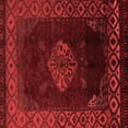 thumbnail image 1 of Ahgly Company Indoor Square Abstract Red Modern Area Rugs, 5' Square, 1 of 4