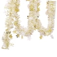 thumbnail image 3 of 2 Guirnaldas Navideñas Con Purpurina Larga Para Suministros Decorativos Para Fiestas De Cumpleaños, Copos De Nieve Dorados, 3 of 8