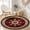Color 4, variant on SPXUBZ Velvet Round Area Rug Dark Red Green Vintage Oriental Palace Circular Floor Mat Soft Non-Slip Accent Carpet for Living Room Bedroom Vintage Boho Home Decor Throw Rug