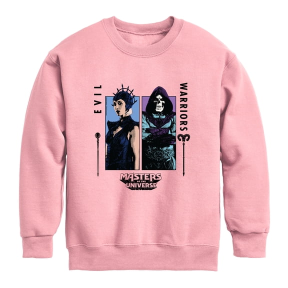 Masters Of The Universe - Evil Warriors Grid - Youth Boys Crew Fleece Sweatshirt