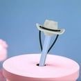 thumbnail image 2 of Lanyard Cowboy Hat Silicone Straw Cover - Reusable for Cups, 2 of 6